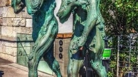 Ljubljana: Statua Adama i Eve