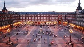 Madrid: Trg noću