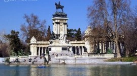 Madrid: Spomenik Alfonsu XII u parku Buen Retiro