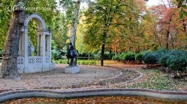 Madrid: Statua u parku Del Buen Retiro