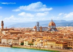 Prvi maj - Toskana - Hoteli: Pogled na Firencu