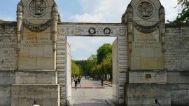Pariz: Glavni ulaz u groblje Pere Lachaise