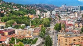 Sarajevo: Pogled na grad