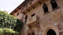 Verona: Balkon na Julijinoj kući