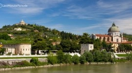 Verona: Pogled na svetište Gospe Lurdske