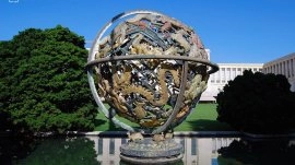 Ženeva: Spomenik ispred kancelarije UN