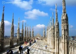 Šoping ture - Milano - Hoteli: Na krovu Milanske katedrale