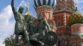 Moskva: Spomenik Minin i Pozharsky