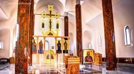 Višegrad: Unutrašnjost crkve Svetog Lazara
