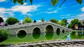 Etno selo Stanišići: Pogled na most