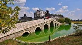 Etno selo Stanišići: Pogled na most