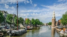 Amsterdam: Pogled na toranj i  luku