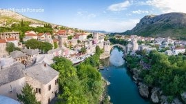 Mostar: Pogled na Mostar