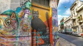 Buenos Aires: Ulično crtanje u San Telmu