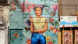 Buenos Aires: Mural Frida Kalo u kvartu Palermo