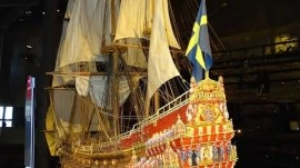 Stokholm: Unutrašnjost pomorskog muzeja Vasa