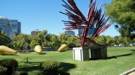 Santiago: Park Skulptura