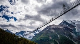 Zermatt: Viseći most Hangebrucke
