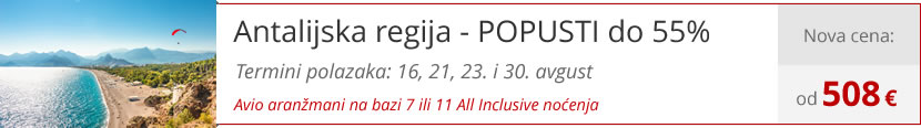 Leto 2025, letovanje - Antalijska regija