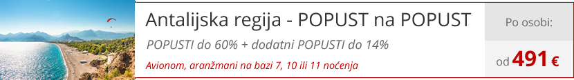 Leto 2025, letovanje - Antalijska regija