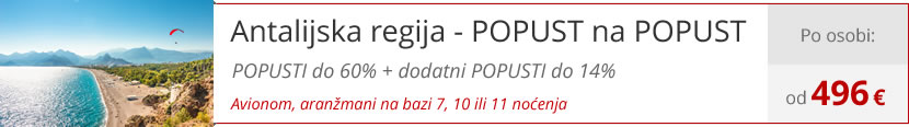 Leto 2025, letovanje - Antalijska regija