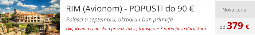 Vikend putovanja - Rim - Italija