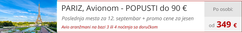 Vikend putovanja - Pariz - Francuska