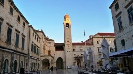 Dubrovnik: Stradun, gradski zvonik