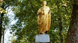 Ljubljana: Statua Emona citizen