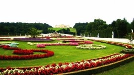 Beč: Vrt u palati Šenbrun