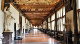 Firenca: Unutrašnjost galerije Uffizi