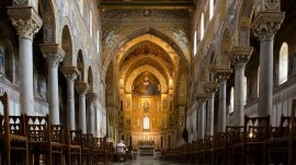 Sicilija: Unutrašnjost crkve u Palermu