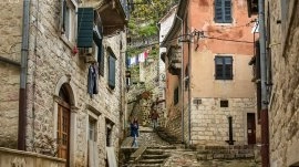 Kotor: Ulica u starom gradu