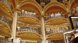 Pariz: Robna kuća Galeries Lafayette