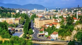 Sarajevo: Pogled na grad