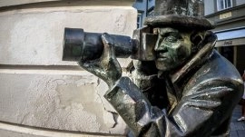 Bratislava: Statua Paparazzi