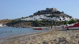 Rodos: Plaža Lindos