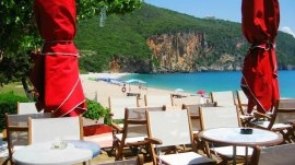 Parga: Beach bar na plaži