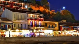 Parga: Parga noću