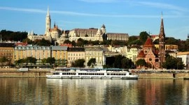 Budimpešta: Pogled na Budim sa Dunava