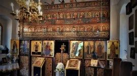 Bukurešt: Unutrašnjost crkve Bukur