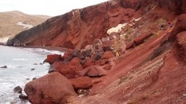 Santorini: Crvena plaža Akrotiri