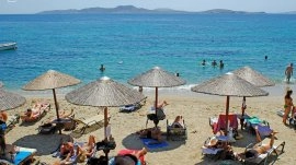 Mikonos: Plaža