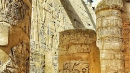 Luksor: Stubovi u Hramu Karnak