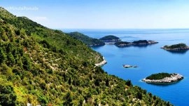 Mljet: Pogled na ostrvo Mljet