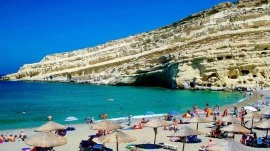 Krit: Plaža Matala - Heraklion