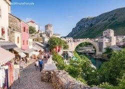 Vikend putovanja - Mostar i Sarajevo - Hoteli: Ulica i pogled na stari most