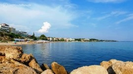 Nea Kalikratia: Pogled na plažu