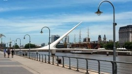 Buenos Aires: Most u Puerto Maderu