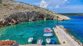 Cres: Koromačna plaža